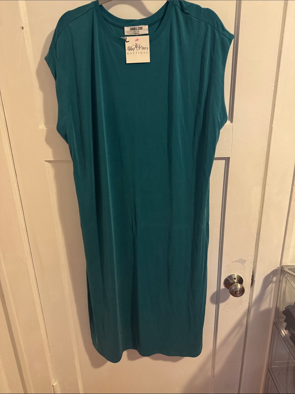 Double Zero Teal Midi Dress